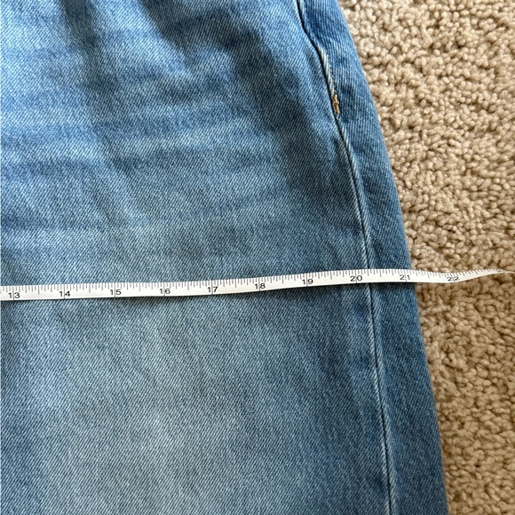 Old Navy Extra High Rise Demin Midi Skirt - Picture 5 of 5